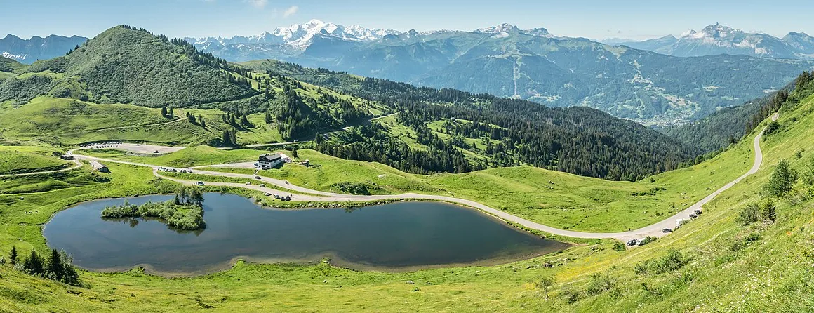 Mountain landscape in Haute-Savoie
