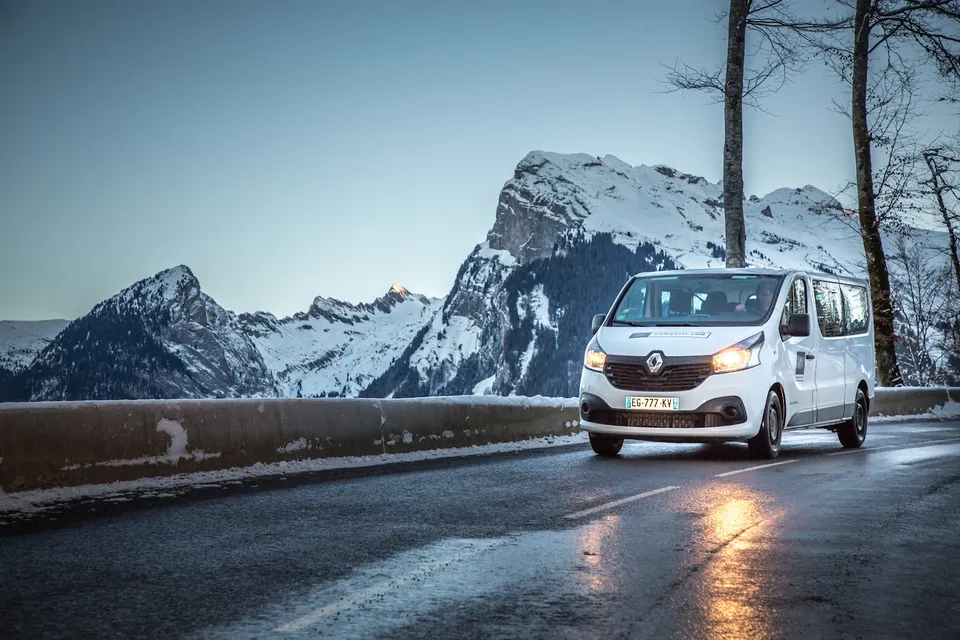 Transport Go Massif: the snowy landscape