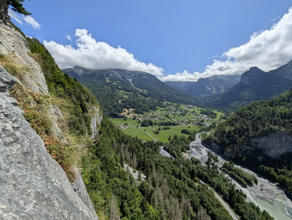 Via ferrata du Mont Sixt: view 1