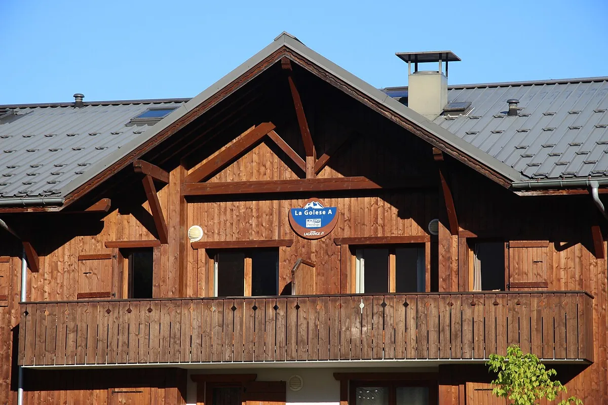 Residence architecture in Samoëns; destination illustration